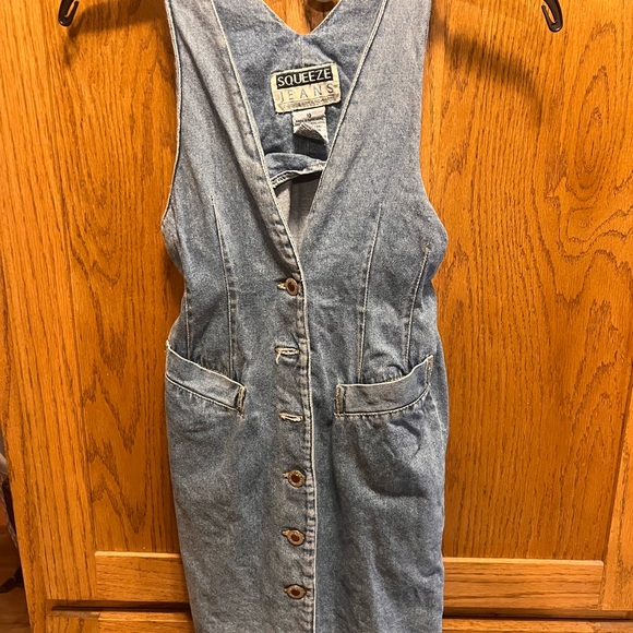 Squeeze Other - Squeeze Blue Denim Dress